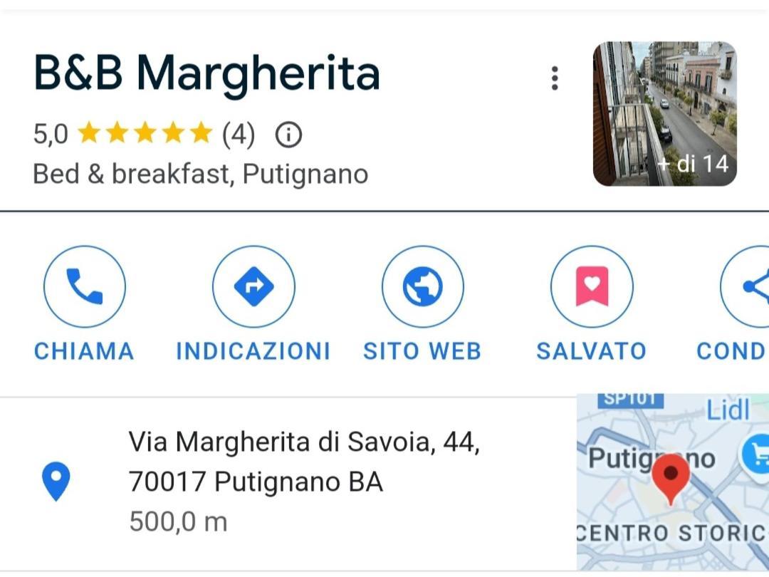 B&B Margherita Putignano Eksteriør bilde